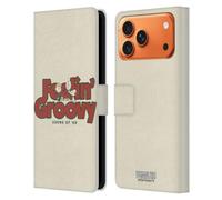 Head Case Designs Licenza Ufficiale Peanuts Schroeder Snoopy Groovy Woodstock 50th Custodia Portafoglio in Pelle Compatibile con Apple iPhone 17 Pro Max