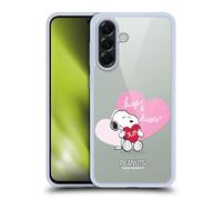 Head Case Designs Licenza Ufficiale Peanuts Snoopy Baci E Abbracci Sigillato con Un Bacio Custodia in Gel [Protezione di Grado Militare] Compatibile con Samsung Galaxy A56 5G