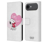 Head Case Designs Licenza Ufficiale Peanuts Snoopy Baci E Abbracci Sigillato con Un Bacio Custodia Portafoglio in Pelle Compatibile con Apple iPhone 17 Air