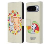 Head Case Designs Licenza Ufficiale Peanuts Snoopy carino Naturalmente dolce Custodia Portafoglio in Pelle Compatibile con Google Pixel 10 Pro XL