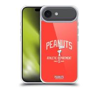 Head Case Designs Licenza Ufficiale Peanuts Snoopy Dipartimento di Atletica Squadra Sport Custodia in Gel [Protezione di Grado Militare] Compatibile con Apple iPhone 17 Air