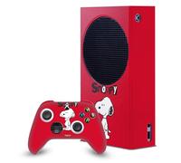 Head Case Designs Licenza Ufficiale Peanuts Snoopy Grafiche personaggio Pacchetto Console Da Gioco Wrap E Pelle Per Controller Compatibile con Xbox Series S Console & Controller Bundle