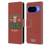 Head Case Designs Licenza Ufficiale Peanuts Snoopy Guitar 1969 Woodstock 50th Custodia Portafoglio in Pelle Compatibile con Google Pixel 10
