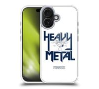 Head Case Designs Licenza Ufficiale Peanuts Snoopy Heavy Metal T-Shirt Rock Custodia in Gel [Protezione di Grado Militare] Compatibile con Apple iPhone 17