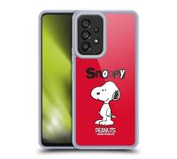 Head Case Designs Licenza Ufficiale Peanuts Snoopy Personaggi Custodia Cover in Morbido Gel Compatibile con Samsung Galaxy A53 5G (2022)