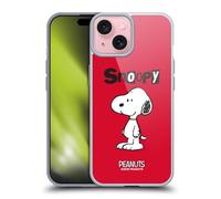 Head Case Designs Licenza Ufficiale Peanuts Snoopy Personaggi Custodia in Gel [Protezione di Grado Militare] Compatibile con Apple iPhone 15 E Compatibile con MagSafe
