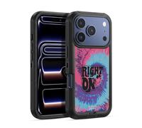 Head Case Designs Licenza Ufficiale Peanuts Snoopy Tie Dye Right On Woodstock 50th Custodia Antiurto Ultra Blindata compatibile con Apple iPhone 17 Pro Max