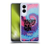 Head Case Designs Licenza Ufficiale Peanuts Snoopy Tie Dye Right On Woodstock 50th Custodia in Gel [Protezione di Grado Militare] Compatibile con Samsung Galaxy S25 Edge
