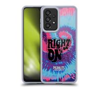 Head Case Designs Licenza Ufficiale Peanuts Snoopy Tie Dye Right On Woodstock 50th Custodia in Gel [Protezione di Grado Militare] Compatibile con Galaxy A33 5G (2022)