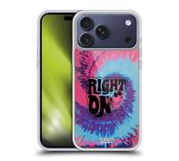 Head Case Designs Licenza Ufficiale Peanuts Snoopy Tie Dye Right On Woodstock 50th Custodia in Gel [Protezione di Grado Militare] Compatibile con Apple iPhone 17 PRO Max
