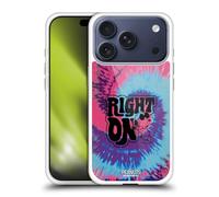 Head Case Designs Licenza Ufficiale Peanuts Snoopy Tie Dye Right On Woodstock 50th Custodia in Gel [Protezione di Grado Militare] Compatibile con Apple iPhone 17 PRO