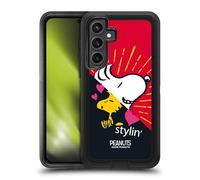 Head Case Designs Licenza Ufficiale Peanuts Snoopy & Woodstock 2 metà E Risate Custodia Antiurto Ultra Blindata Compatibile con Samsung Galaxy S24 Fe