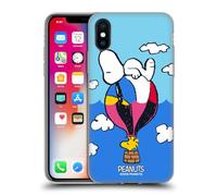 Head Case Designs Licenza Ufficiale Peanuts Snoopy & Woodstock Palloncini metà E Risate Custodia in Gel [Protezione di Grado Militare] Compatibile con Apple iPhone X/iPhone XS