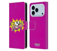Head Case Designs Licenza Ufficiale Peanuts Superhero I Tanti Volti di Snoopy Custodia Portafoglio in Pelle Compatibile con Apple iPhone 17 PRO