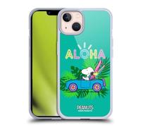 Head Case Designs Licenza Ufficiale Peanuts Surf Tropicale Snoopy Aloha Disco Custodia in Gel [Protezione di Grado Militare] Compatibile con Apple iPhone 13 E Compatibile con MagSafe