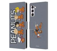 Head Case Designs Licenza Ufficiale Peanuts Tuta da Astronauta I Segreti di Apollo 10 Custodia Portafoglio in Pelle Compatibile con Samsung Galaxy S21+ 5G