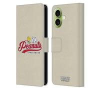 Head Case Designs Licenza Ufficiale Peanuts Woodstock Baseball 2 Squadra Sport Custodia Portafoglio in Pelle Compatibile con Apple iPhone 17