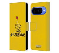 Head Case Designs Licenza Ufficiale Peanuts Woostock Vero Amore Sigillato Con Un Bacio Custodia Portafoglio in Pelle Compatibile con Google Pixel 10