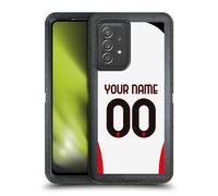 Head Case Designs Licenza Ufficiale Personalizzata Personale AC Milan Away Kit 2024/25 Custodia Antiurto Ultra Blindata Compatibile con Galaxy A52 / A52s / 5G (2021)