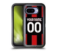 Head Case Designs Licenza Ufficiale Personalizzata Personale AC Milan Casa Kit Stemma 2026/27 Custodia Antiurto Ultra Blindata compatibile con Google Pixel 9A