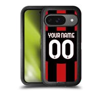 Head Case Designs Licenza Ufficiale Personalizzata Personale AC Milan Casa Kit Stemma 2026/27 Custodia Antiurto Ultra Blindata Compatibile con Google Pixel 9 / Pixel 9 PRO