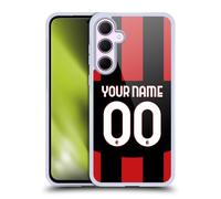 Head Case Designs Licenza Ufficiale Personalizzata Personale AC Milan Casa Kit Stemma 2026/27 Custodia in Gel [Protezione di Grado Militare] Compatibile con Samsung Galaxy A35 5G