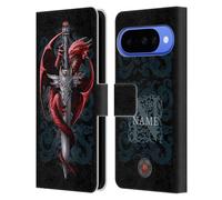 Head Case Designs Licenza Ufficiale Personalizzata Personale Anne Stokes Pugnale Arte Custodia Portafoglio in Pelle Compatibile con Google Pixel 10