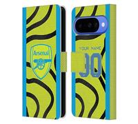 Head Case Designs Licenza Ufficiale Personalizzata Personale Arsenal FC Away Kit 2023/24 Custodia Portafoglio in Pelle Compatibile con Google Pixel 10
