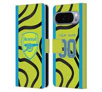 Head Case Designs Licenza Ufficiale Personalizzata Personale Arsenal FC Away Kit 2023/24 Custodia Portafoglio in Pelle Compatibile con Google Pixel 10 Pro XL