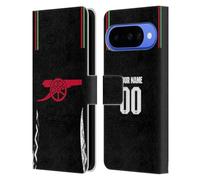 Head Case Designs Licenza Ufficiale Personalizzata Personale Arsenal FC Away Kit 2024/25 Custodia Portafoglio in Pelle Compatibile con Google Pixel 10