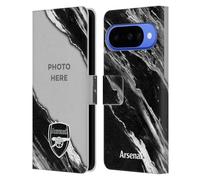 Head Case Designs Licenza Ufficiale Personalizzata Personale Arsenal FC Marmoreo Foto Personalizzate Custodia Portafoglio in Pelle Compatibile con Google Pixel 10