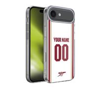 Head Case Designs Licenza Ufficiale Personalizzata Personale Arsenal FC Terza Kit 2025/26 Custodia in Gel [Protezione di Grado Militare] Compatibile con Apple iPhone 17 Air