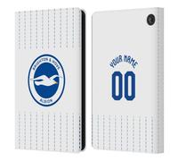 Head Case Designs Licenza Ufficiale Personalizzata Personale Brighton & Hove Albion F.C Away Kit Distintivo 2026/27 Custodia Portafoglio in Pelle Compatibile con Amazon Fire 7 2022