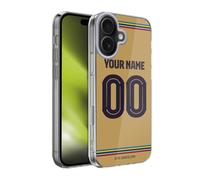 Head Case Designs Licenza Ufficiale Personalizzata Personale FC Barcelona Away Kit 2022/23 Custodia in Gel [Protezione di Grado Militare] Compatibile con Apple iPhone 17