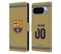 Head Case Designs Licenza Ufficiale Personalizzata Personale FC Barcelona Away Kit 2022/23 Custodia Portafoglio in Pelle Compatibile con Google Pixel 10 Pro XL