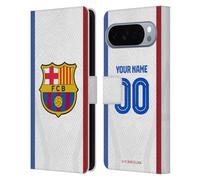 Head Case Designs Licenza Ufficiale Personalizzata Personale FC Barcelona Away Kit 2023/24 Custodia Portafoglio in Pelle Compatibile con Google Pixel 10 Pro XL