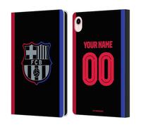 Head Case Designs Licenza Ufficiale Personalizzata Personale FC Barcelona Away Kit 2024/25 Custodia Portafoglio in Pelle Compatibile con Apple iPad Mini (2021/2024)