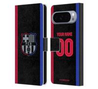 Head Case Designs Licenza Ufficiale Personalizzata Personale FC Barcelona Away Kit 2024/25 Custodia Portafoglio in Pelle Compatibile con Google Pixel 10 Pro XL