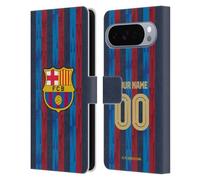 Head Case Designs Licenza Ufficiale Personalizzata Personale FC Barcelona Home Kit 2022/23 Custodia Portafoglio in Pelle Compatibile con Google Pixel 10 Pro XL
