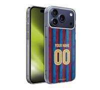 Head Case Designs Licenza Ufficiale Personalizzata Personale FC Barcelona Home Kit 2022/23 Custodia in Gel [Protezione di Grado Militare] Compatibile con Apple iPhone 17 PRO Max