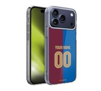 Head Case Designs Licenza Ufficiale Personalizzata Personale FC Barcelona Home Kit 2024/25 Custodia in Gel [Protezione di Grado Militare] Compatibile con Apple iPhone 17 PRO Max