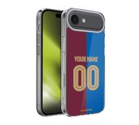 Head Case Designs Licenza Ufficiale Personalizzata Personale FC Barcelona Home Kit 2024/25 Custodia in Gel [Protezione di Grado Militare] Compatibile con Apple iPhone 17 Air