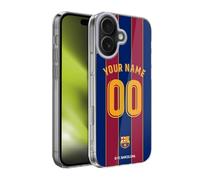 Head Case Designs Licenza Ufficiale Personalizzata Personale FC Barcelona in Casa 2020/21 Kit Custodia in Gel [Protezione di Grado Militare] Compatibile con Apple iPhone 17