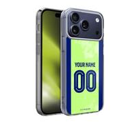 Head Case Designs Licenza Ufficiale Personalizzata Personale FC Barcelona Terza Kit 2024/25 Custodia in Gel [Protezione di Grado Militare] Compatibile con Apple iPhone 17 PRO Max