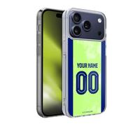 Head Case Designs Licenza Ufficiale Personalizzata Personale FC Barcelona Terza Kit 2024/25 Custodia in Gel [Protezione di Grado Militare] Compatibile con Apple iPhone 17 PRO