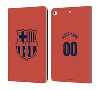 Head Case Designs Licenza Ufficiale Personalizzata Personale FC Barcelona Third Kit 2025/26 Custodia Portafoglio in Pelle Compatibile con Apple iPad 9.7 2017 / iPad 9.7 2018