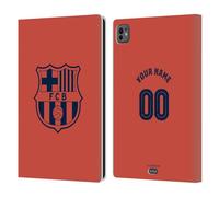 Head Case Designs Licenza Ufficiale Personalizzata Personale FC Barcelona Third Kit 2025/26 Custodia Portafoglio in Pelle Compatibile con Apple iPad PRO 11 M4/M5 2024/2025
