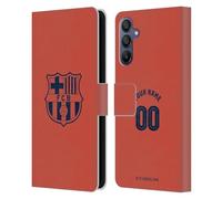 Head Case Designs Licenza Ufficiale Personalizzata Personale FC Barcelona Third Kit 2025/26 Custodia Portafoglio in Pelle Compatibile con Samsung Galaxy A15