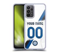 Head Case Designs Licenza Ufficiale Personalizzata Personale Inter Milan Away Kit 2023/24 Custodia in Gel [Protezione di Grado Militare] Compatibile con Samsung Galaxy A23 / 5G (2022)
