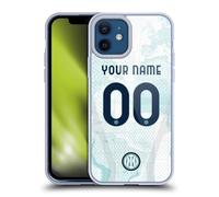 Head Case Designs Licenza Ufficiale Personalizzata Personale Inter Milan Away Kit Stemma 2022/23 Custodia in Gel [Protezione di Grado Militare] Compatibile con Apple iPhone 12 / iPhone 12 PRO
